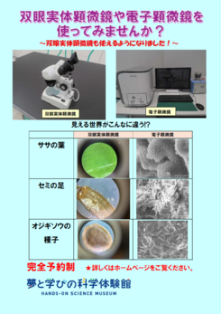 画像：顕微鏡ポスター
