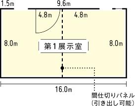 図面：第1展示室