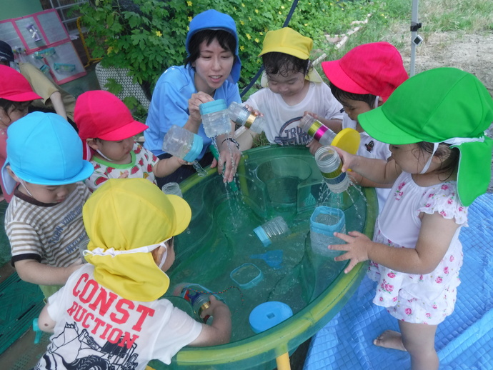 水遊び