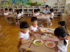 写真：浸し初めの様子
