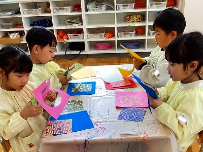 写真:年中児 ひな人形
