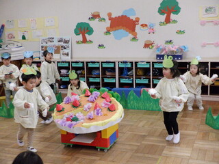 3歳生活発表会の写真