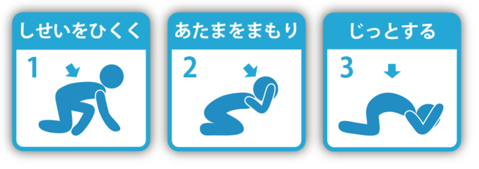 シェイクアウト訓練実施内容の画像