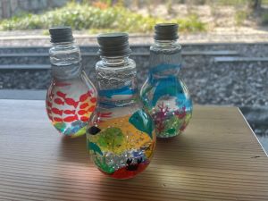 海のスノードームの画像