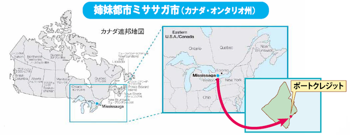 ポートクレジットの地図