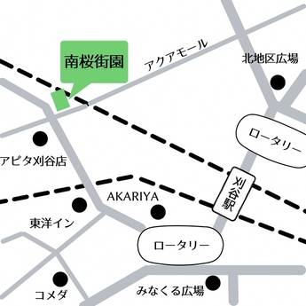 南桜街園地図