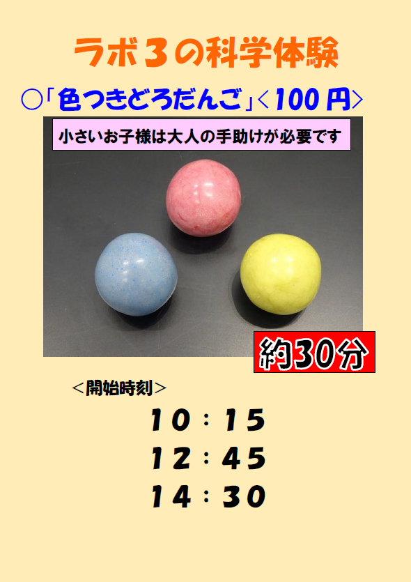 画像:ラボ3タイムスケジュール