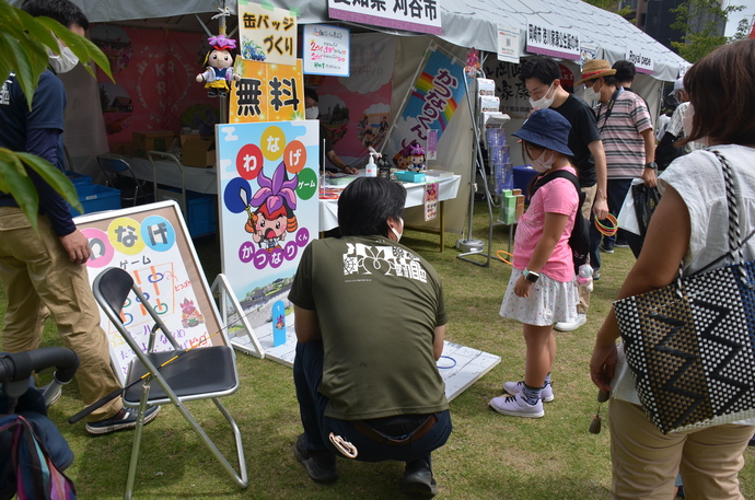 写真:PRブース