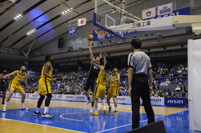 写真:試合の様子