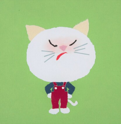 せなけいこ ふうせんねこ 原画 1972年